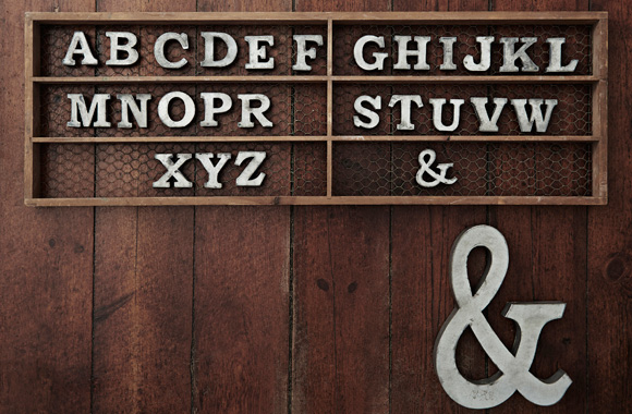 Buchstaben Metall von MADAM STOLTZ &#9733; Kundenbewertung "Sehr gut" &#9733; 10&euro; Rabatt für Neukunden &#9733; Jetzt günstig kaufen bei car-Moebel.de