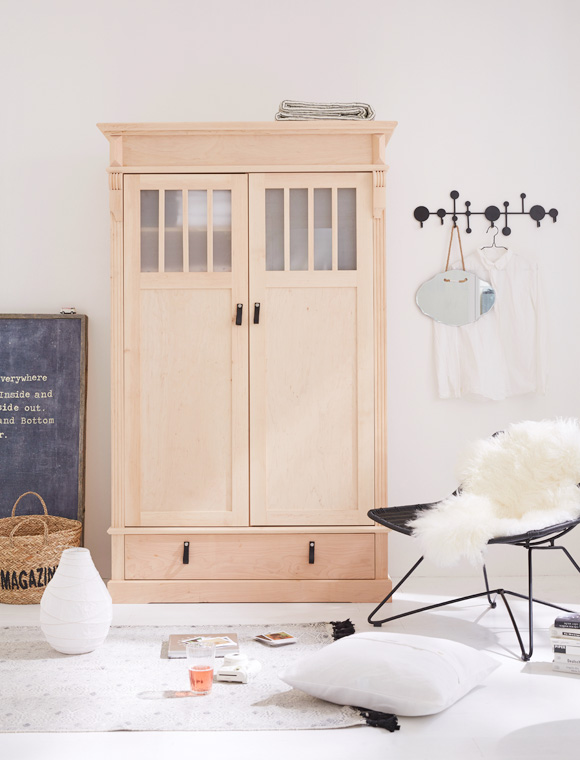 Kleiderschrank im Empirestil aus Holz &#9733; Kundenbewertung "Sehr gut" &#9733; 12&percnt; Rabatt für Neukunden &#9733; Schnell verschickt &#9733; Jetzt kaufen bei car-Moebel.de