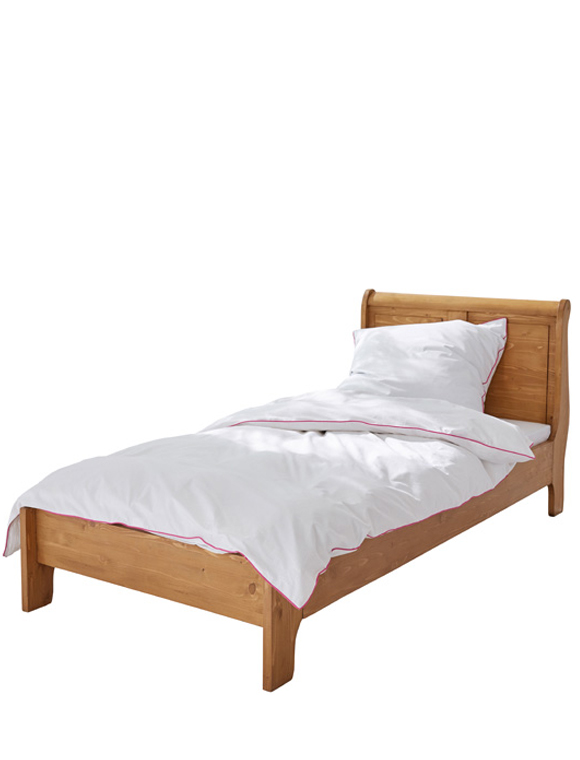 Holzbett geschwungen aus Kiefer &#9733; Kundenbewertung "Sehr gut" &#9733; 10&euro; Rabatt für Neukunden &#9733; Schnell verschickt &#9733; Günstig bei car-Moebel.de