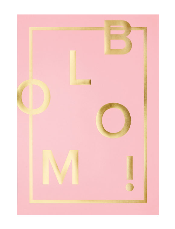 Poster Bloom von I LOVE MY TYPE &#9733; Kundenbewertung "Sehr gut" &#9733; 10&euro; Rabatt für Neukunden &#9733; Schnell verschickt &#9733; Günstig bei car-Moebel.de