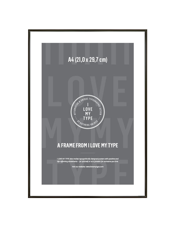 Bilderrahmen von I LOVE MY TYPE &#9733; Kundenbewertung "Sehr gut" &#9733; 10&euro; Rabatt für Neukunden &#9733; Schnell verschickt &#9733; Günstig bei car-Moebel.de