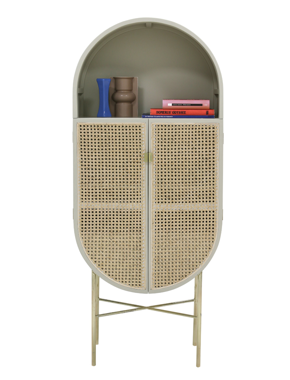 Ovaler Schrank von HKliving &#9733; Kundenbewertung "Sehr gut" &#9733; 10&euro; Rabatt für Neukunden &#9733; Schnell verschickt &#9733; Jetzt günstig kaufen bei car-Moebel.de