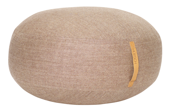 Pouf rund von HÜBSCH Interior &#9733; Kundenbewertung "Sehr gut" &#9733; 10&euro; Rabatt für Neukunden &#9733; Schnell verschickt &#9733; Günstig bei car-Moebel.de