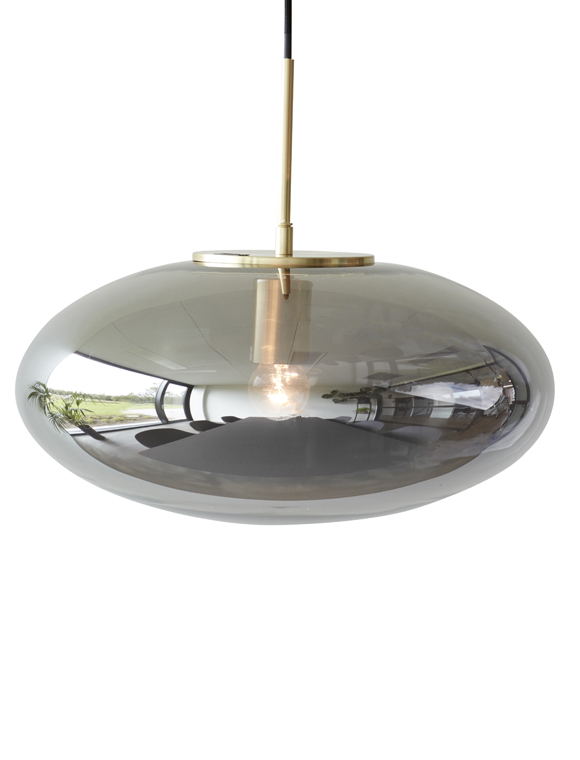 Hängeleuchte aus Glas und Messing von HÜBSCH Interior #haken#Lampen #haken#Neuheiten #haken#Top Preise #haken#schnell geliefert #haken#10&euro; auf Newsletter-Neuanmeldung