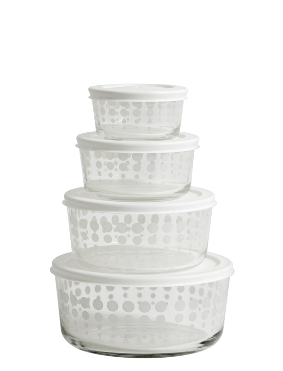 4er Set Glasschalen Nordal  &#9733; Kundenbewertung "Sehr gut" &#9733; 10&euro; Rabatt für Neukunden &#9733; Schnell verschickt &#9733; Rice jetzt günstig kaufen bei car-Moebel.de