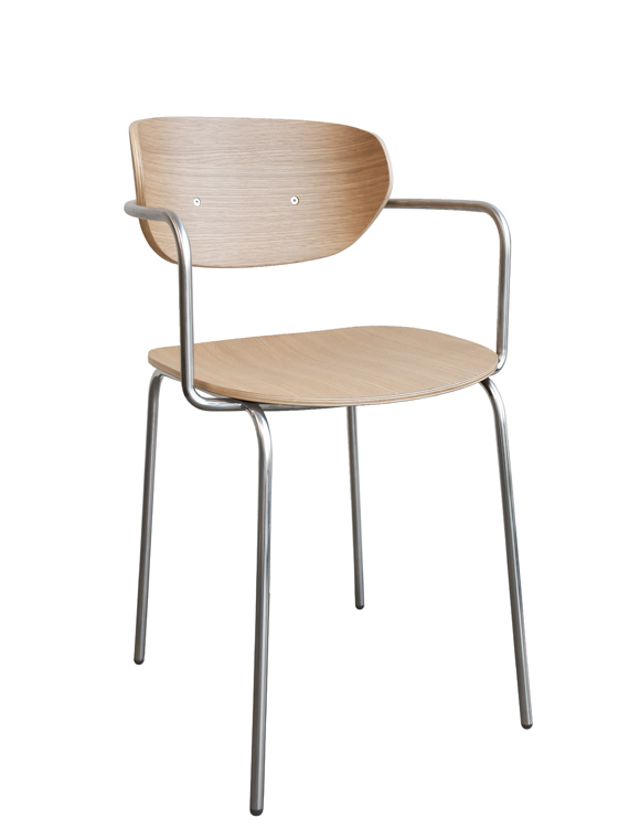 Stuhl aus Holz und Metall von HÜBSCH Interior &#9733; Kundenbewertung "Sehr gut" &#9733; 10&euro; Rabatt für Neukunden &#9733; Günstig bei car-Moebel.de