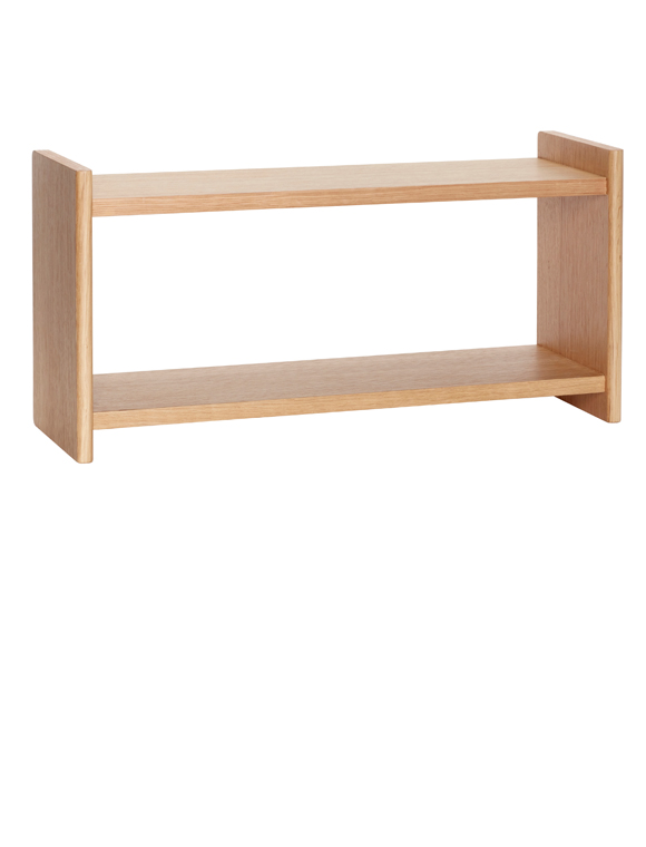 Wandregal Eiche Natur von HÜBSCH Interior &#9733; Kundenbewertung "Sehr gut" &#9733; 10&euro; Neukundenrabatt &#9733; Schnell verschickt &#9733; Jetzt kaufen bei car-Moebel.de