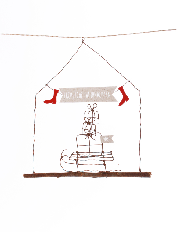 Winter Drahtbild von Good old friends &#9733; Kundenbewertung "Sehr gut" &#9733; 10&euro; Rabatt für Neukunden &#9733; Schnell verschickt &#9733; Günstig bei car-Moebel.de