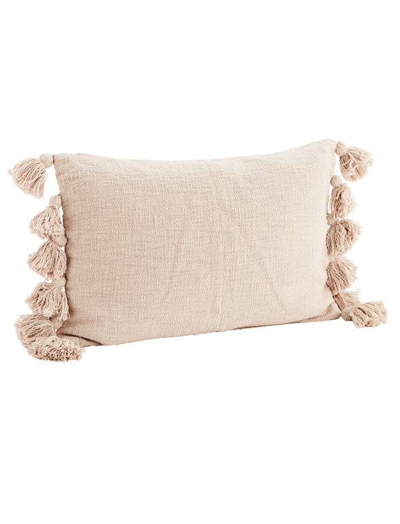 Kissenbezug mit Quasten von MADAM STOLTZ  &#9733; Kundenbewertung "Sehr gut" &#9733; 10&euro; Rabatt für Neukunden &#9733; Jetzt günstig kaufen bei car-Moebel.de