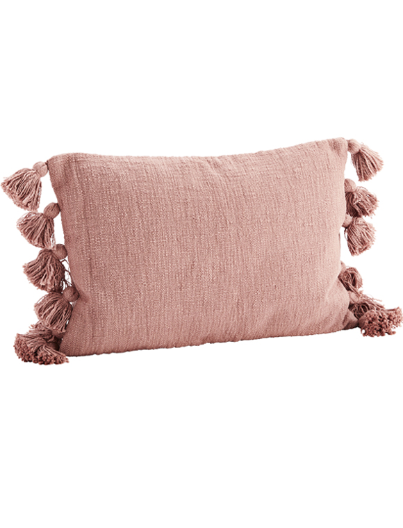 Kissenbezug mit Quasten von MADAM STOLTZ  &#9733; Kundenbewertung "Sehr gut" &#9733; 10&euro; Rabatt für Neukunden &#9733; Jetzt günstig kaufen bei car-Moebel.de