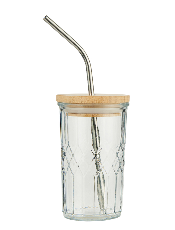 Glas mit Deckel und Strohhalm von Ib Laursen &#9733; Kundenbewertung "Sehr gut" &#9733; 10&euro; Rabatt für Neukunden &#9733; Schnell verschickt &#9733; Günstig bei car-Moebel.de