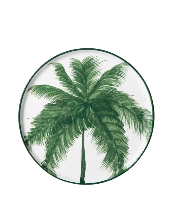 Teller mit Palmen bold & basic von HKliving &#9733; Kundenbewertung "Sehr gut" &#9733; 10&euro; Rabatt für Neukunden &#9733; Schnell verschickt &#9733; Jetzt bei car-Moebel.de