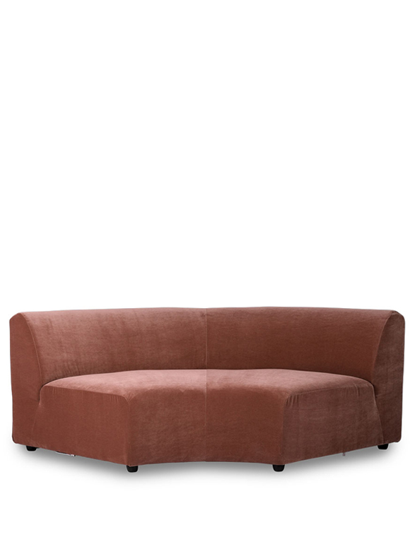 Modulsofa Jax Samt magnolia von HKliving &#9733; Kundenbewertung "Sehr gut" &#9733; 10% Rabatt für Neukunden &#9733; Jetzt günstig kaufen bei car-Moebel.de