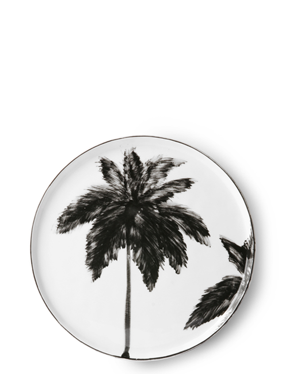Teller mit Palmen bold & basic von HKliving &#9733; Kundenbewertung "Sehr gut" &#9733; 10&euro; Rabatt für Neukunden &#9733; Schnell verschickt &#9733; Jetzt bei car-Moebel.de