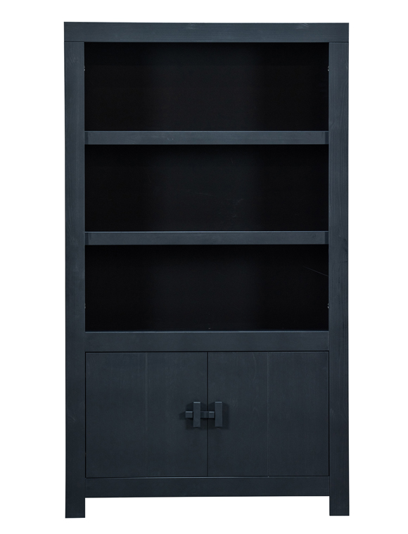 Schrank Benson, schwarz aus Holz v. Woood &#9733; Kundenbewertung "Sehr gut" &#9733; 10&euro; Rabatt für Neukunden &#9733; Schnell verschickt &#9733; Günstig bei car-Moebel.de