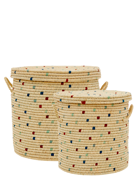 2er Set Raffia Körbe von rice &#9733; Kundenbewertung "Sehr gut" &#9733; 10&euro; Rabatt für Neukunden &#9733; Schnell verschickt &#9733; Jetzt günstig kaufen bei car-Moebel.de
