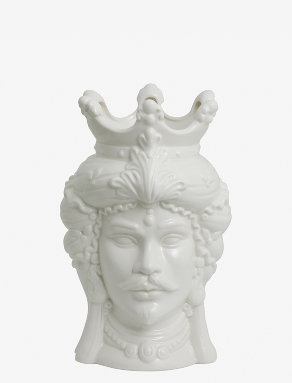Vase Remire in weiß aus Keramik von Nordal &#9733; Kundenbewertung "Sehr gut" &#9733; 10&euro; Rabatt für Neukunden &#9733; Schnell verschickt &#9733; Jetzt bei car-Moebel.de
