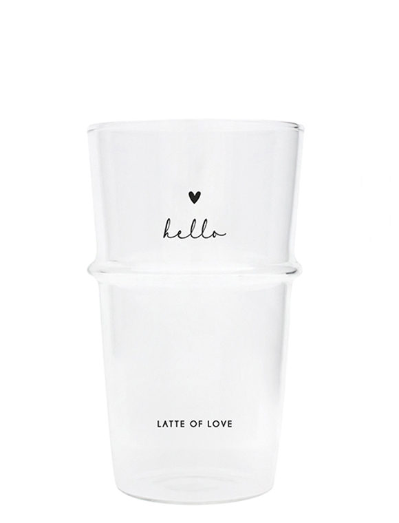 Latte Macc. Glas mit Herz v. Bastion Collections &#9733; Kundenbewertung "Sehr gut" &#9733; 10&euro; Rabatt für Neukunden &#9733; Schnell verschickt &#9733; Jetzt bei car-Moebel.de