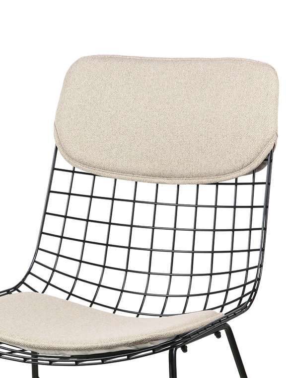 Sitzpolster für Metallstuhl von HKliving &#9733; Kundenbewertung "Sehr gut" &#9733; 12&percnt; Rabatt für Neukunden &#9733; Schnell verschickt &#9733; Jetzt kaufen bei car-Moebel.de