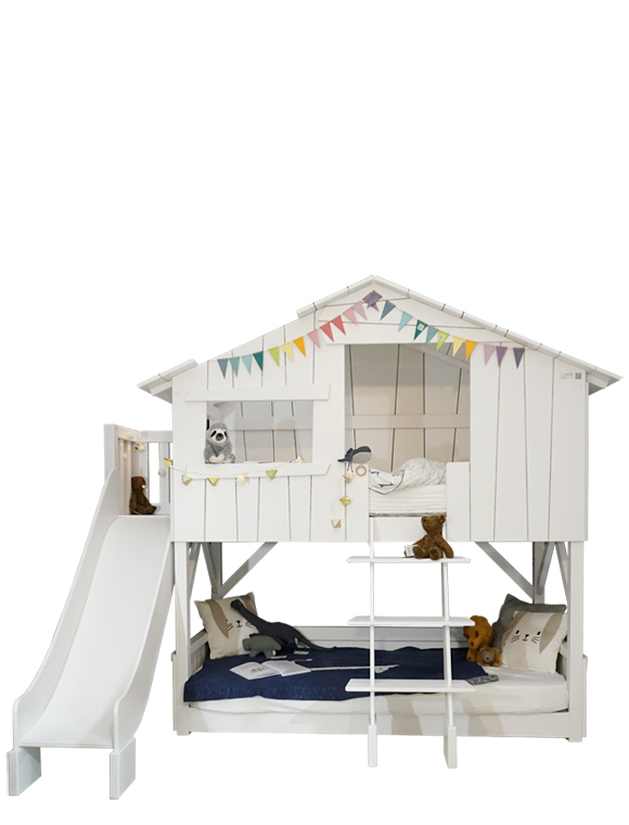 Etagenbett Haus mit Rutsche von Mathy by Bols &#9733; Kundenbewertung "Sehr gut" &#9733; 10&euro; Rabatt für Neukunden &#9733; Schnell verschickt &#9733; Günstig bei car-Moebel.de