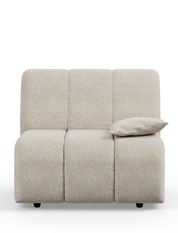 Wave Couch mit Bouclé Bezug von HKliving &#9733; Kundenbewertung "Sehr gut" &#9733; 10&euro; Rabatt für Neukunden &#9733; Jetzt günstig kaufen bei car-Moebel.de