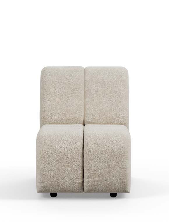 Wave Couch mit Bouclé Bezug von HKliving &#9733; Kundenbewertung "Sehr gut" &#9733; 10&euro; Rabatt für Neukunden &#9733; Jetzt günstig kaufen bei car-Moebel.de