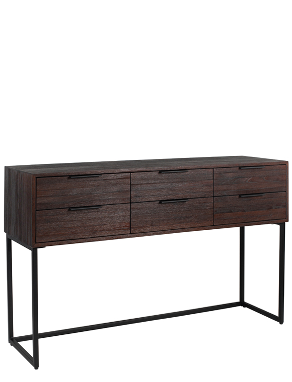 Sideboard Webster, Teak und Metall  &#9733; Kundenbewertung "Sehr gut" &#9733; 10&euro; Rabatt für Neukunden &#9733; Schnell verschickt &#9733; Jetzt kaufen bei car-Moebel.de