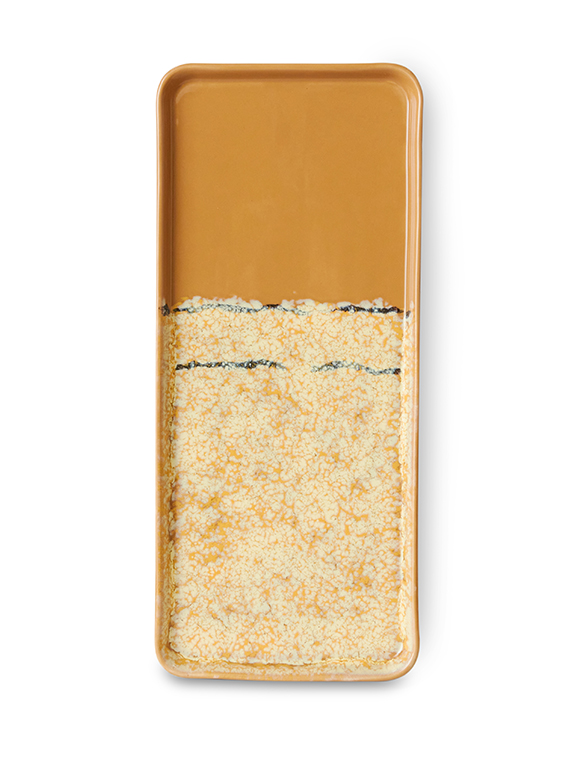 Cake Tray, 13,5x31,5 cm, 70s Keramik von HKliving ★ Kundenbewertung "Sehr gut" ★ 12&percnt; Neukundenrabatt ★ Schnell verschickt ★ Bei car-Moebel.de