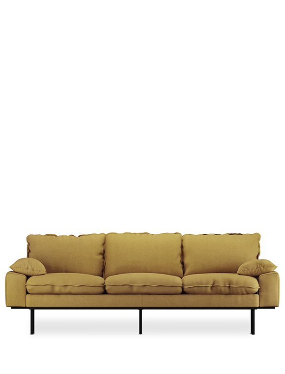 Retro 3er Sofa von HKliving &#9733; Kundenbewertung "Sehr gut" &#9733; 12&percnt; Rabatt für Neukunden &#9733; Schnell verschickt &#9733; Jetzt günstig kaufen bei car-Moebel.de