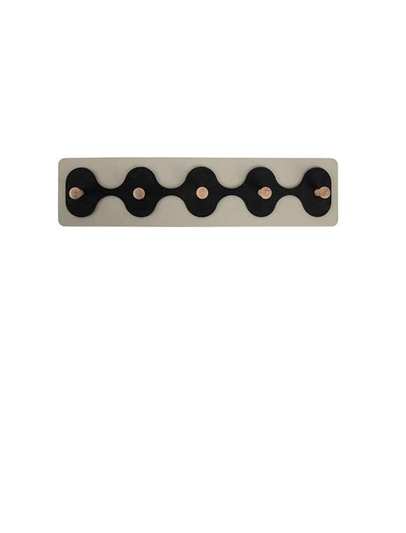 Wandgarderobe Rizar von present time &#9733; Kundenbewertung "Sehr gut" &#9733; 12&percnt; Rabatt für Neukunden &#9733; Schnell verschickt &#9733; bei car-Moebel.de