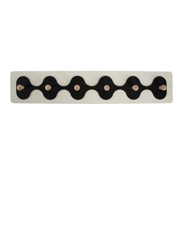 Wandgarderobe Rizar von present time &#9733; Kundenbewertung "Sehr gut" &#9733; 12&percnt; Rabatt für Neukunden &#9733; Schnell verschickt &#9733; bei car-Moebel.de