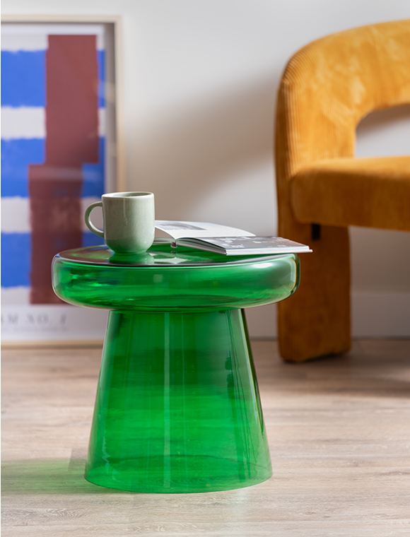 Beistelltisch Simpleza Ø41, Glas v. present time &#9733; Kundenbewertung "Sehr gut" &#9733; 12&percnt; Rabatt für Neukunden &#9733; Schnell verschickt &#9733; Jetzt bei car-Moebel.de