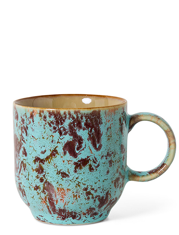 Kaffeetasse 70"s Keramik von HKliving &#9733; Kundenbewertung "Sehr gut" &#9733; 12&percnt; Rabatt für Neukunden &#9733; Schnell verschickt &#9733; Günstig bei car-Moebel.de