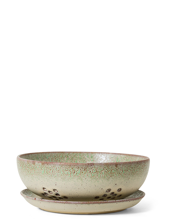 Berry Bowl mit Sieb, 70s Keramik von HKliving &#9733; Kundenbewertung "Sehr gut" &#9733; 12&percnt; Rabatt für Neukunden &#9733; Schnell verschickt &#9733; Jetzt bei car-Moebel.de