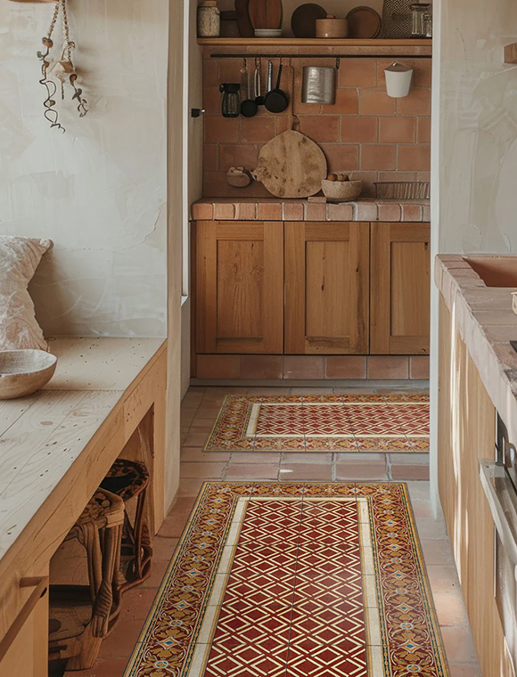 Vinylteppich Nicola, rot von Beija Flor &#9733; Kundenbewertung "Sehr gut" &#9733; 12&percnt; Rabatt für Neukunden &#9733; Schnell verschickt &#9733; Jetzt bei car-Moebel.de