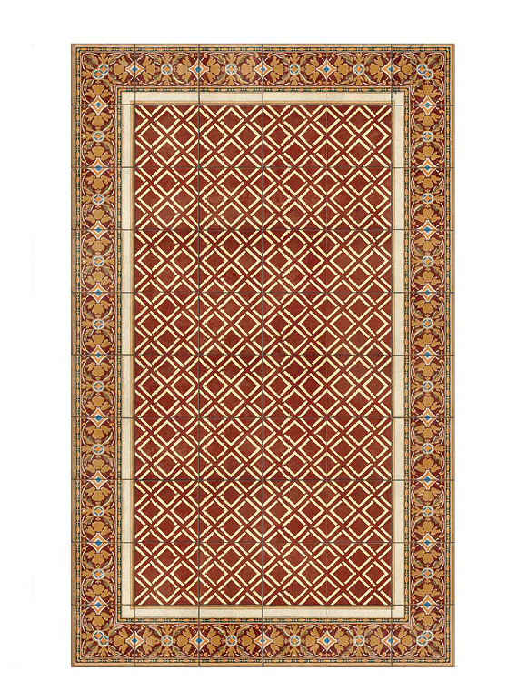 Vinylteppich Nicola, rot von Beija Flor &#9733; Kundenbewertung "Sehr gut" &#9733; 12&percnt; Rabatt für Neukunden &#9733; Schnell verschickt &#9733; Jetzt bei car-Moebel.de