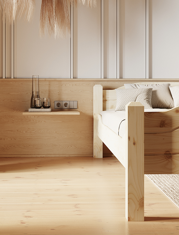 Bett aus Kiefer im Landhausstil &#9733; Kundenbewertung "Sehr gut" &#9733; 12&percnt; Rabatt für Neukunden &#9733; Schnell verschickt &#9733; Jetzt bei car-Moebel.de