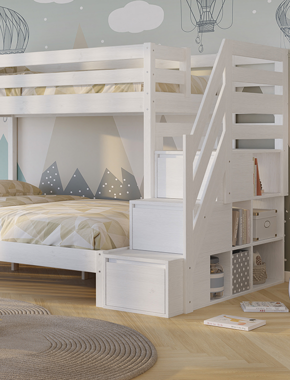 Etagenbett mit Stauraum &#9733; Kundenbewertung "Sehr gut" &#9733; 12&percnt; Rabatt für Neukunden &#9733; Schnell verschickt &#9733; Jetzt bei car-Moebel.de