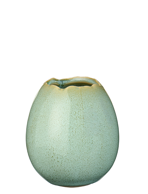 eiförmige Vase aus Steingut von Ib Laursen &#9733; Kundenbewertung "Sehr gut" &#9733; 12&percnt; Rabatt für Neukunden &#9733; Schnell verschickt &#9733; Jetzt bei car-Moebel.de