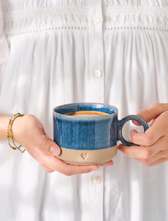 Tasse Heart aus Ton, 290 ml von Ib Laursen &#9733; Kundenbewertung "Sehr gut" &#9733; 12&percnt; Rabatt für Neukunden &#9733; Schnell verschickt &#9733; Günstig bei car-Moebel.de