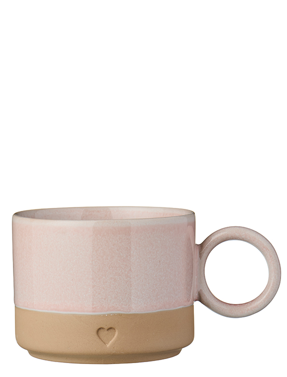 Tasse Heart aus Ton, 290 ml von Ib Laursen &#9733; Kundenbewertung "Sehr gut" &#9733; 12&percnt; Rabatt für Neukunden &#9733; Schnell verschickt &#9733; Günstig bei car-Moebel.de