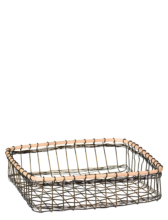 Serviettenhalter aus Metall und Bambus von Ib Laursen &#9733; Kundenbewertung "Sehr gut" &#9733; 12&percnt; Neukundenrabatt &#9733; Schnell verschickt &#9733; Bei car-Moebel.de