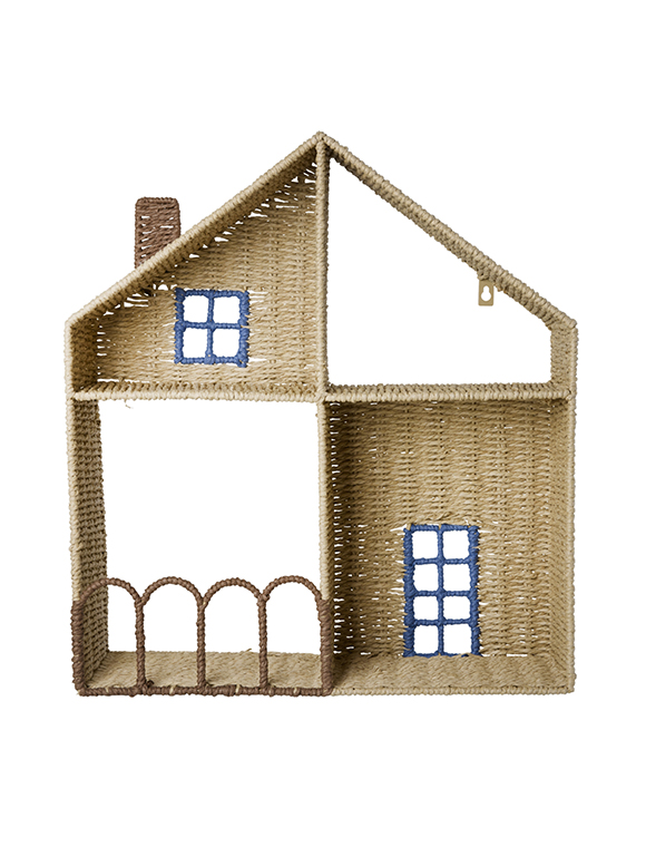 Wandregal Haus 50x12x45 cm von rice &#9733; Kundenbewertung "Sehr gut" &#9733; 12&percnt; Rabatt für Neukunden &#9733; Schnell verschickt &#9733; Jetzt bei car-Moebel.de