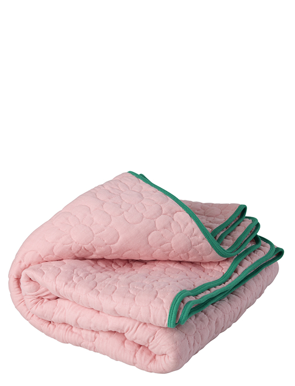 Decke 130x180 cm, Blumenmuster von rice &#9733; Kundenbewertung "Sehr gut" &#9733; 12&percnt; Rabatt für Neukunden &#9733; Schnell verschickt &#9733; Jetzt bei car-Moebel.de