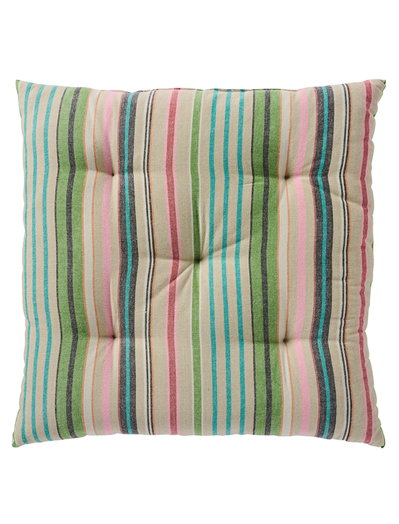 Sitzkissen 50x50, bunt gestreift von Ib Laursen ★ Kundenbewertung "Sehr gut" ★ 12&percnt; Neukundenrabatt ★ Schnell verschickt ★ Günstig bei car-Moebel.de