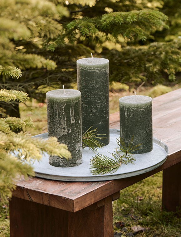 Rustikale Kerze Ø9,6 cm von Ib Laursen ★ Kundenbewertung "Sehr gut" ★ 12&percnt; Neukundenrabatt ★ Schnell verschickt ★ Günstig bei car-Moebel.de