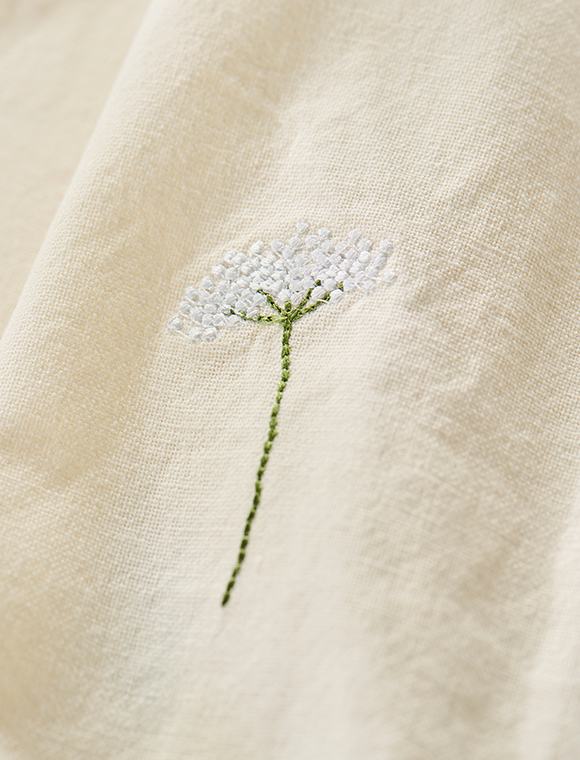 Stoffserviette 40x40 creme, bestickt Ib Laursen ★ Kundenbewertung "Sehr gut" ★ 12&percnt; Rabatt für Neukunden ★ Schnell verschickt ★ Günstig bei car-Moebel.de