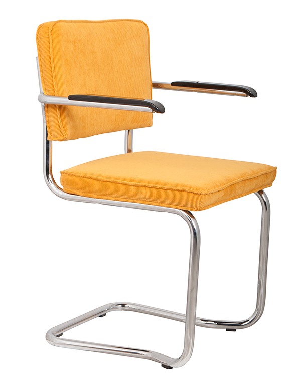 Stuhl Ridge Kink Rib, Armlehnen von Zuiver ★ Kundenbewertung "Sehr gut" ★ 12&percnt; Neukundenrabatt ★ Schnell verschickt ★ Jetzt bei car-Moebel.de