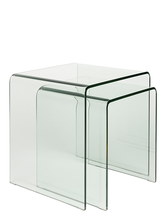 2er Set Beistelltische Vetro, Glas v. Dutchbone ★ Kundenbewertung "Sehr gut" ★ 12&percnt; Rabatt für Neukunden ★ Schnell verschickt ★ Jetzt bei car-Moebel.de