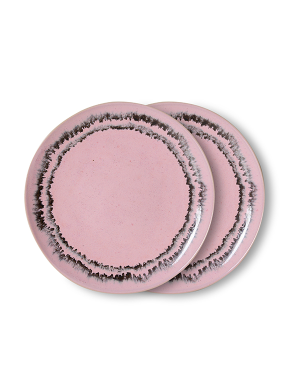 2er Set Dessertteller Ø18,5 cm, 70s v. HKliving ★ Kundenbewertung "Sehr gut" ★ 12&percnt; Rabatt für Neukunden ★ Schnell verschickt ★ Bei car-Moebel.de